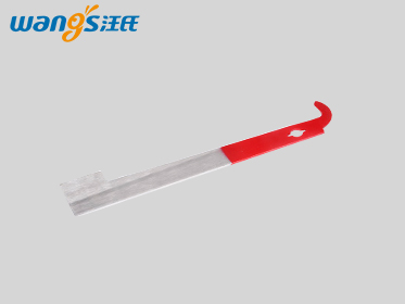 B-HU-08-Red painted hive tool with tail